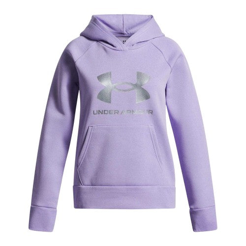 Front - Under Armour Girls Rival Hoodie