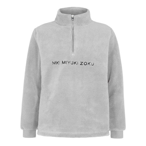 Front - MKI MIYUKI ZOKU Mens Sherpa Fleece Relaxed Fit Fleece