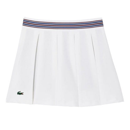 Front - Lacoste Womens/Ladies Piqué Tennis Skirt