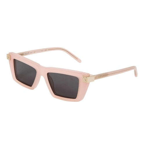 Front - Off-White Womens/Ladies Beaumont Rectangular Sunglasses