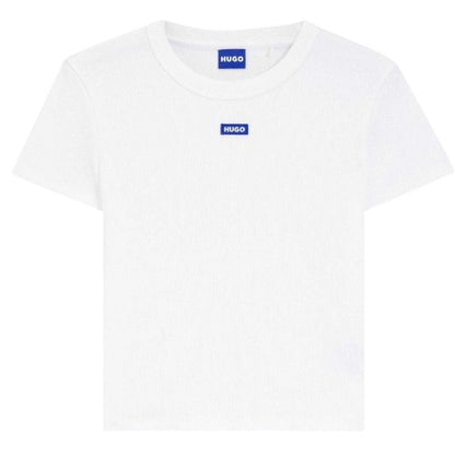 Front - Hugo Womens/Ladies Cropped T-Shirt