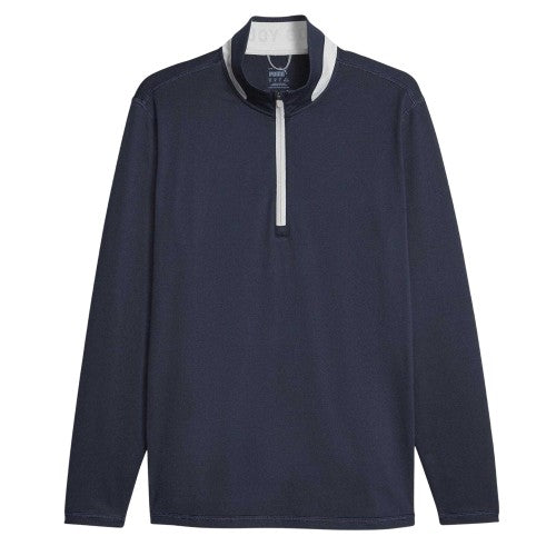 Front - Puma Mens Quarter Zip Jumper