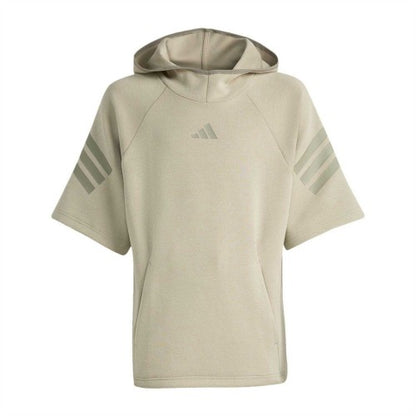 Front - Adidas Childrens/Kids 3 Stripes Hoodie