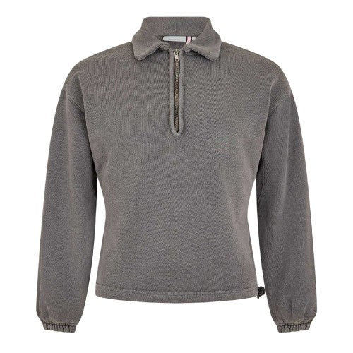 Front - Humanrace Mens Quarter Zip Relaxed Fit Fleece