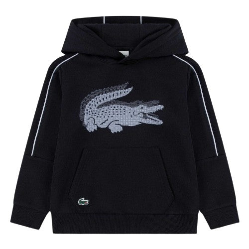 Front - Lacoste Childrens/Kids Graphic Print Hoodie