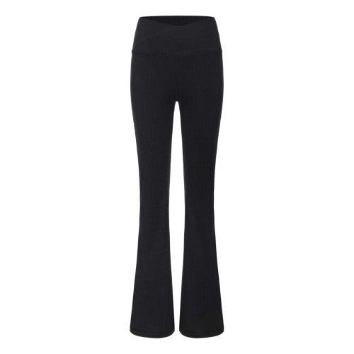 Front - LA Gear Womens/Ladies Crossover Flared Leggings