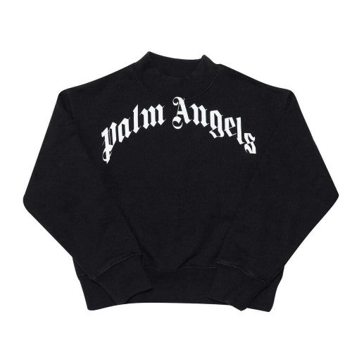 Front - Palm Angels Childrens/Kids Over Logo Classic Sweatshirt