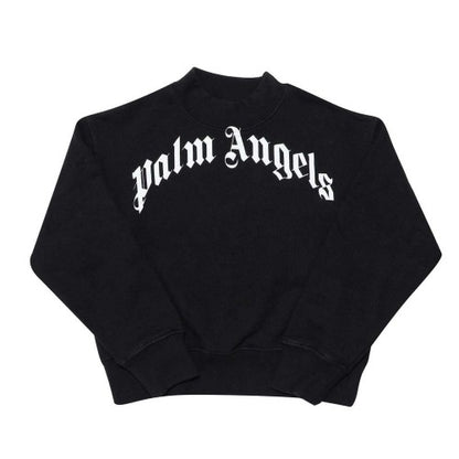 Front - Palm Angels Childrens/Kids Over Logo Classic Sweatshirt