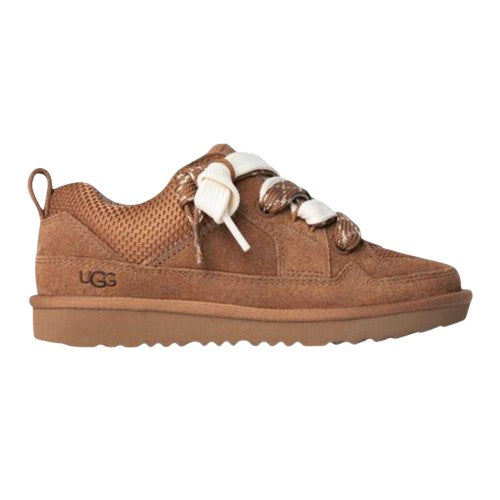 Front - UGG Childrens/Kids Lowmel Suede Low Platform Trainers