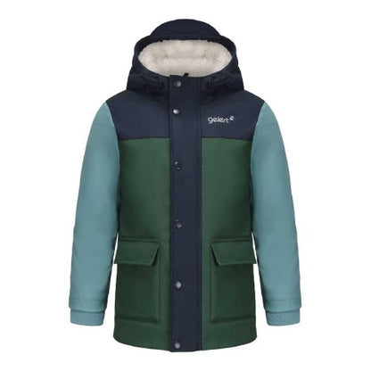 Front - Gelert Childrens/Kids Colour Block Hooded Regular Raincoat