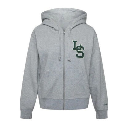Front - Levis Womens/Ladies Lettering Full Zip Hoodie