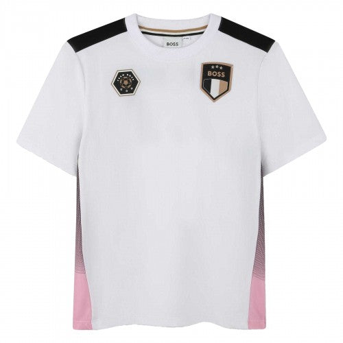Front - Boss Childrens/Kids Embroidered T-Shirt