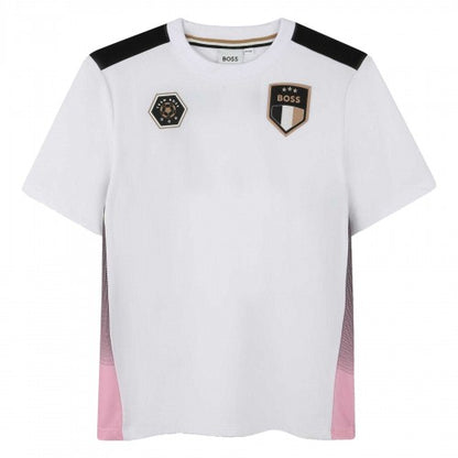 Front - Boss Childrens/Kids Embroidered T-Shirt