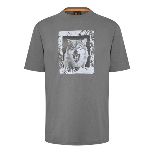 Front - Boss Mens Lupo Wolf T-Shirt