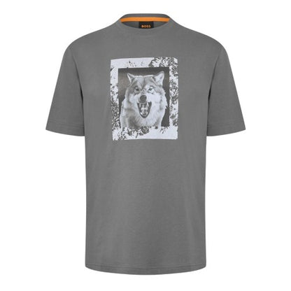 Front - Boss Mens Lupo Wolf T-Shirt