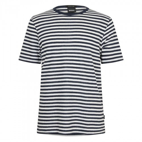 Front - Boss Mens Striped T-Shirt
