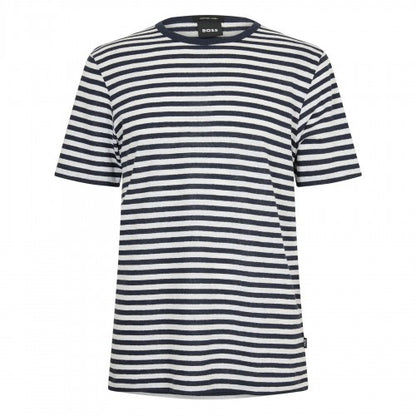 Front - Boss Mens Striped T-Shirt