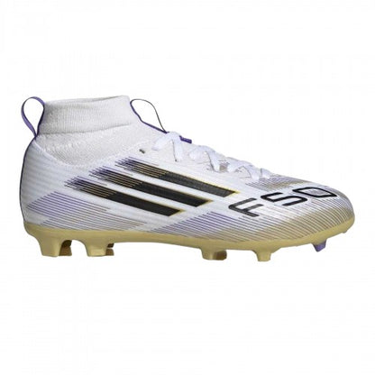 Front - Adidas Childrens/Kids F50 League Football Boots