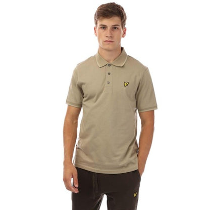 Front - Lyle & Scott Mens Tonal Tipped Polo Shirt