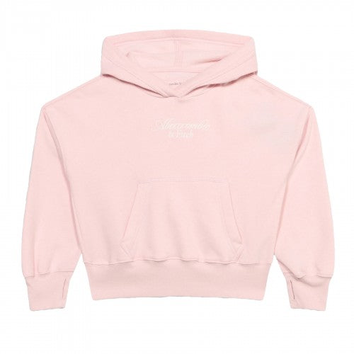Front - Abercrombie & Fitch Childrens/Kids Overhead Comfort Hoodie