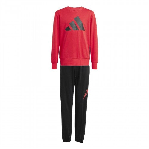 Front - Adidas Childrens/Kids Essentials Hoodie And Joggers Set