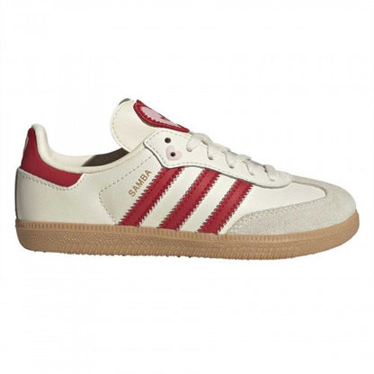 Front - Adidas Childrens/Kids Samba OG Leather Trainers