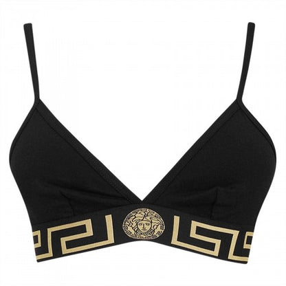 Front - Versace Womens/Ladies Greca Icon Bralette