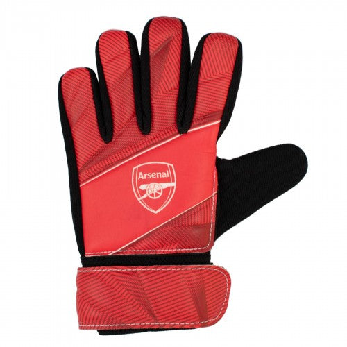 Front - Team Childrens/Kids Fuse Arsenal FC Goalkeeper Gloves