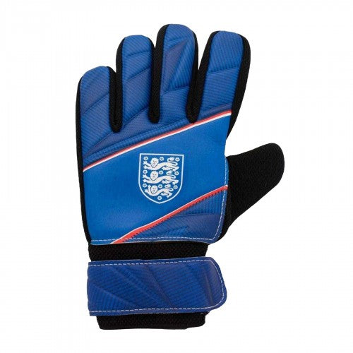 Front - Team Childrens/Kids Fuse England FA Goalkeeper Gloves
