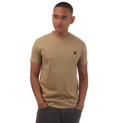 Front - Timberland Mens Oyster River Logo T-Shirt