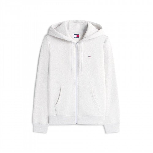 Front - Tommy Jeans Womens/Ladies Logo Full Zip Hoodie
