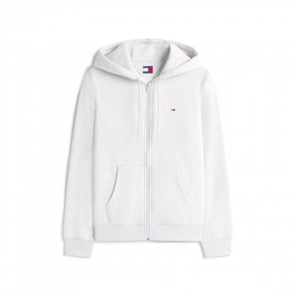 Front - Tommy Jeans Womens/Ladies Logo Full Zip Hoodie