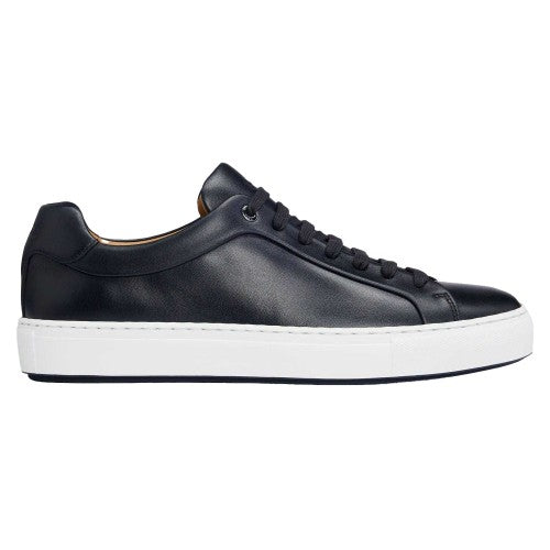 Front - Boss Womens/Ladies Logo Leather Tennis Trainers