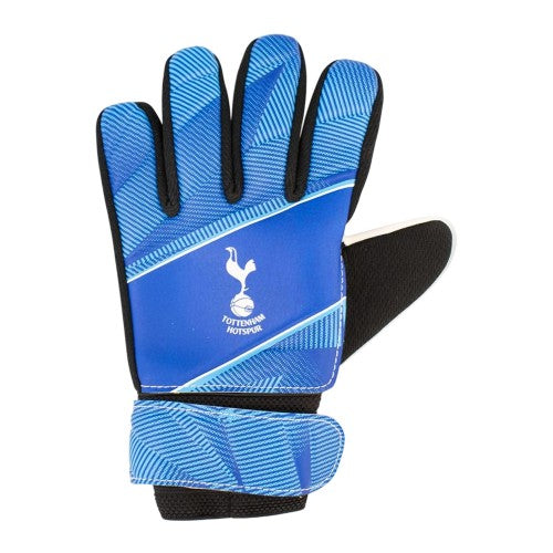 Front - Team Childrens/Kids Fuse Tottenham Hotspur FC Touch Fastening Goalkeeper Gloves