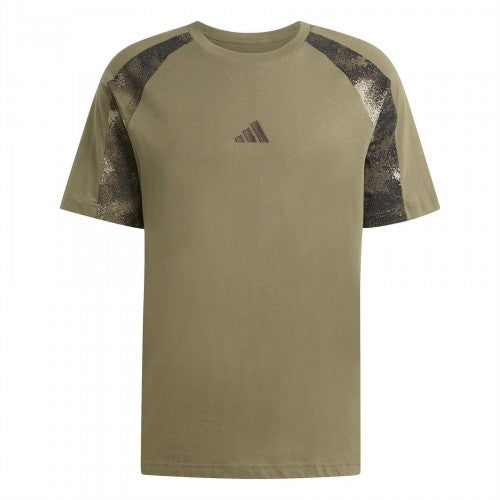 Front - Adidas Mens Camo T-Shirt