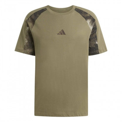 Front - Adidas Mens Camo T-Shirt