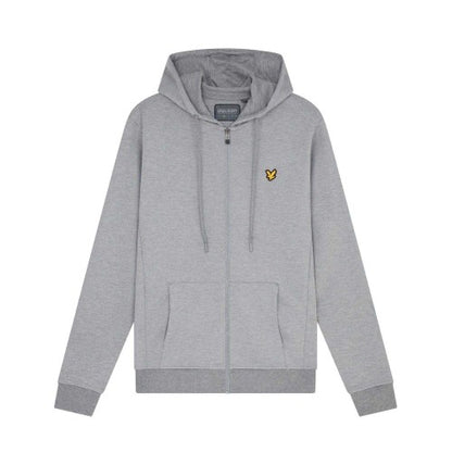 Front - Lyle & Scott Mens Fly Fleece Full Zip Hoodie