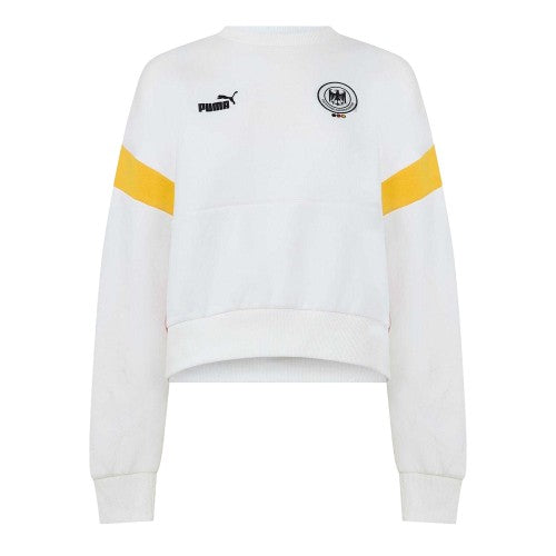 Front - Puma Womens/Ladies Dhb Archive Crew Neck Crop Sweatshirt