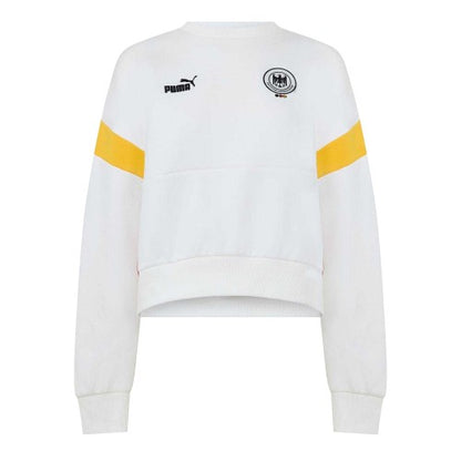 Front - Puma Womens/Ladies Dhb Archive Crew Neck Crop Sweatshirt