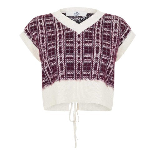 Front - Slazenger Womens/Ladies Court Boxy Sweater Vest