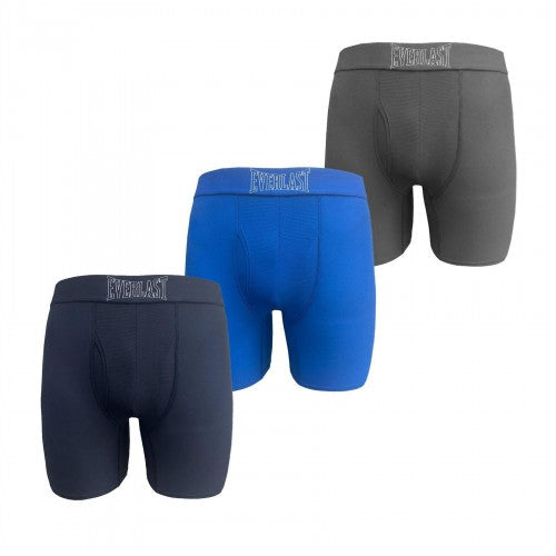 Front - Everlast Mens Logo Boxer Shorts (Pack of 3)
