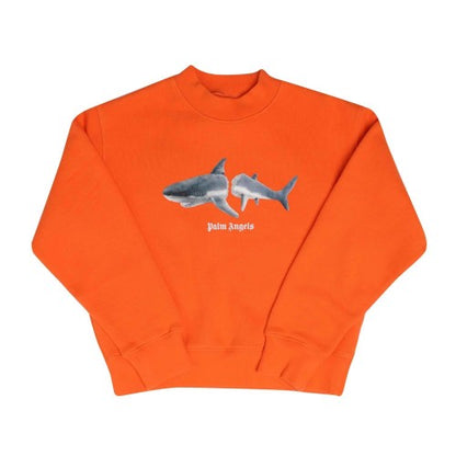 Front - Palm Angels Childrens/Kids Shark Crew Neck Sweatshirt