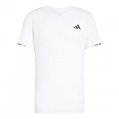 Front - Adidas Mens V Neck Competition T-Shirt