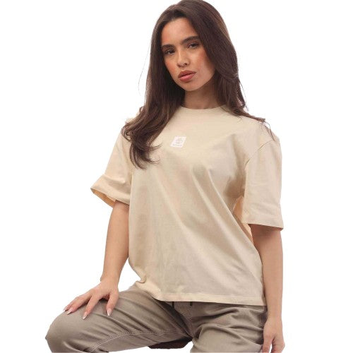 Front - Timberland Womens/Ladies Stack Logo T-Shirt