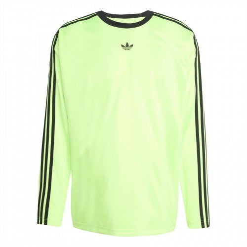 Front - Adidas Mens Jacquard Long-Sleeved Competition T-Shirt