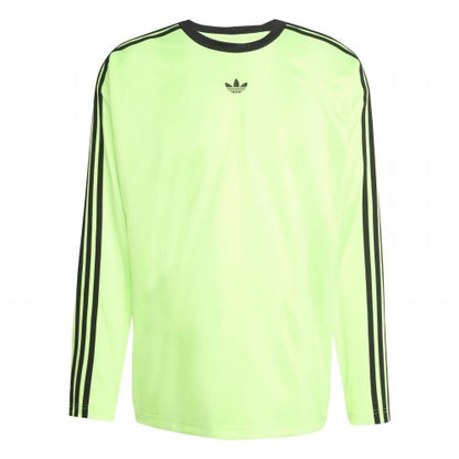 Front - Adidas Mens Jacquard Long-Sleeved Competition T-Shirt