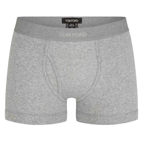 Front - Tom Ford Mens Logo Slim Boxer Briefs