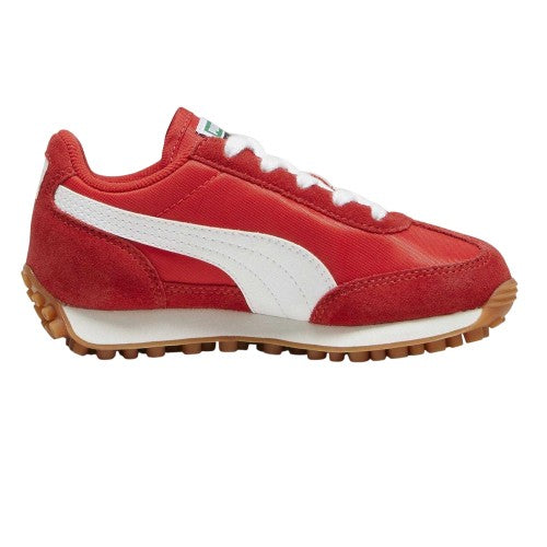 Front - Puma Childrens/Kids Easy Rider Vintage Suede Trainers