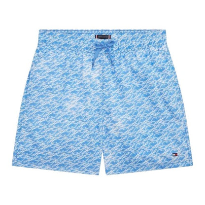 Front - Tommy Hilfiger Boys Printed Swim Shorts