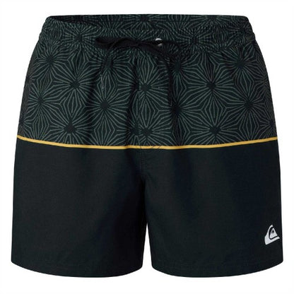 Front - Quiksilver Mens Geometric Star Swim Shorts